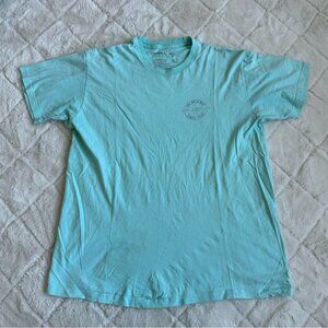 O'Neill | Turquoise & Black Classic Logo Tee "The Original O'Neill" | Size Large